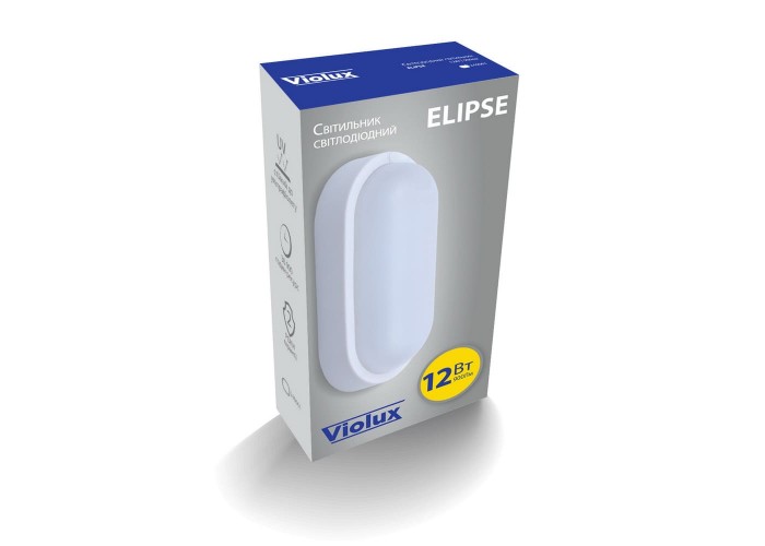 Світильник LED Violux НББ ELIPSE 12W 5000K IP54 ( 240061 )