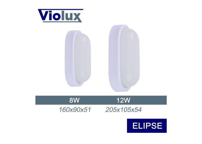 Світильник LED Violux НББ ELIPSE 12W 5000K IP54 ( 240061 )