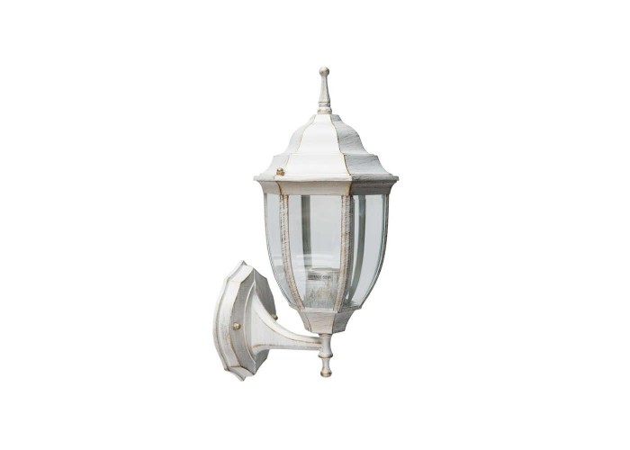 Світильник садово-парковий Violux Prag-D античний білий 60W Е27 IP44 ( 500010 )