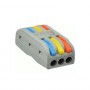 Клема швидкого монтажу 3x3х4 мм² прохідна PCT-2-3-C ACKO (A0130010112)