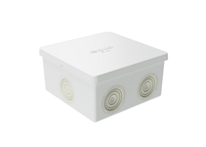 Коробка розподільча ДКС 84х84х45 сіра IP44 ( 53700 )