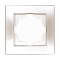 Рамка ELBI VEGA Silverline перлина 1-на (510-012500-271)