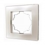Рамка ELBI VEGA Silverline перлина 1-на (510-012500-271)
