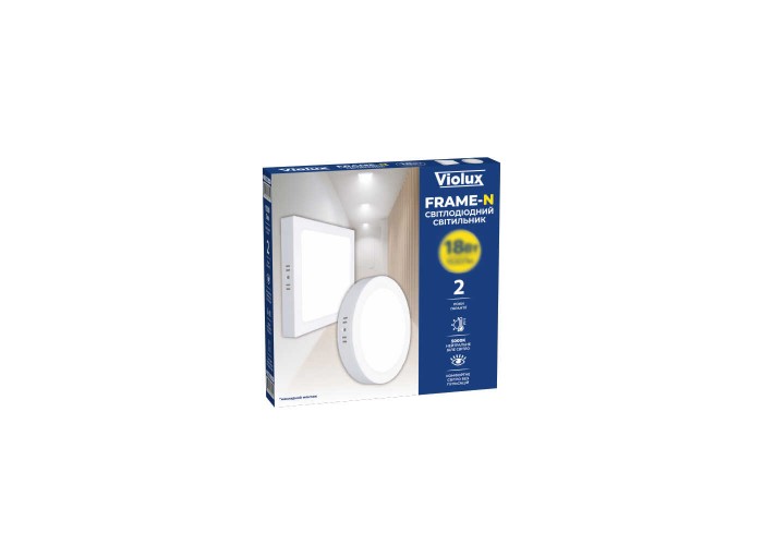 Світильник LED Violux НББ FRAME-N 18W 5000K IP20 круг ( 330261 )