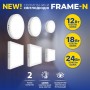 Світильник LED Violux НББ FRAME-N 18W 5000K IP20 круг ( 330261 )