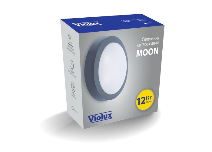 Світильник LED Violux НББ MOON 12W 5000K IP65 ( 241101 )