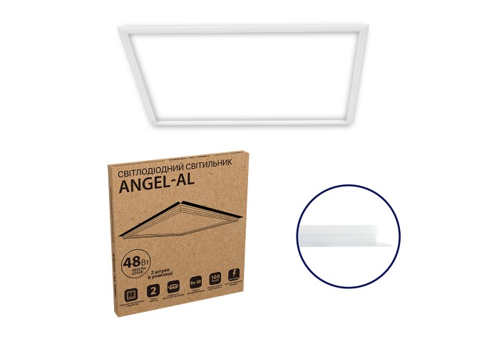 Світильник LED панель ANGEL-AL 48W 60х60 6000К IP20 Violux​ ( 350062 )