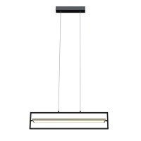 Світильник LED smart PRADA-P+пульт 90W 3000-5000K IP20 прямокутник чорно-золотий Violux ( 220745 )