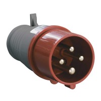 Трифазна вилка IEK ССІ-024 (3Р+PЕ) 32А 380V IP44