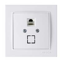 Розетка Nilson Thor біла комп'ютерна  CAT5e RJ45 ( 27111044 )