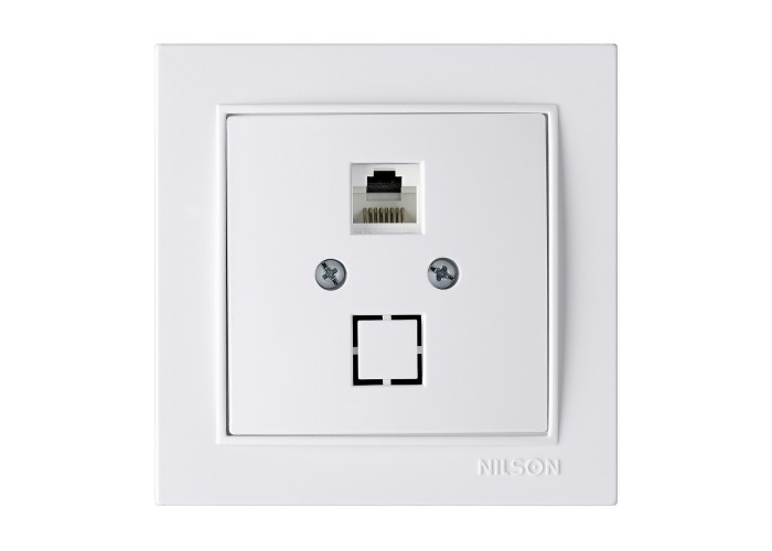 Розетка Nilson Thor біла комп'ютерна  CAT5e RJ45 ( 27111044 )