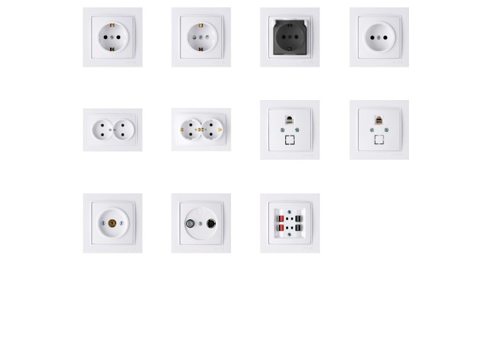 Розетка Nilson Thor біла комп'ютерна  CAT5e RJ45 ( 27111044 )