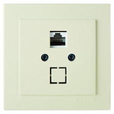 Розетка Nilson Touran кремова комп'ютерна CAT6e RJ45 ( 24121045 )