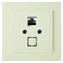 Розетка Nilson Touran кремова комп'ютерна CAT6e RJ45 ( 24121045 )