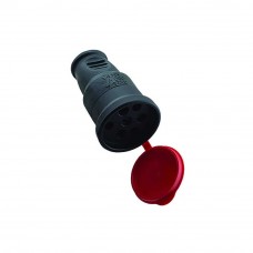 Розетка Violux каучук переносна трьох фазна з кришкою IP44 ( 930680 )