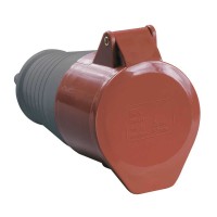 Трифазний роз'єм на кабель IEK ССІ-215 (3Р+PЕ+N) 16А 380V IP44