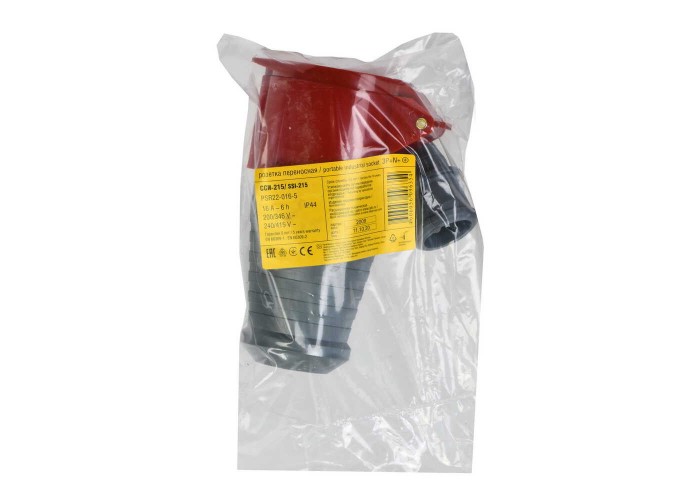 Розетка трифазна IEK 16А/5 IP44 ( PSR22-016-5 )