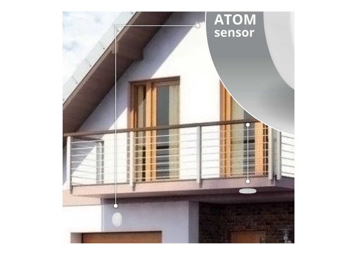 Світильник LED Violux НББ ATOM sensor 12W 5000K IP54  ( 240031 )