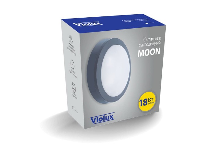 Світильник LED Violux НББ MOON 18W 5000K IP65 ( 241121 )