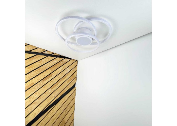 Світильник LED smart FORSAGE+пульт круг 100W 3000-5000K IP20 білий ( 220775 )