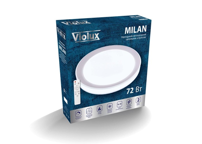 Світильник LED smart MILAN+пульт 72W 3000-6000K IP20 круг ( 220205 )