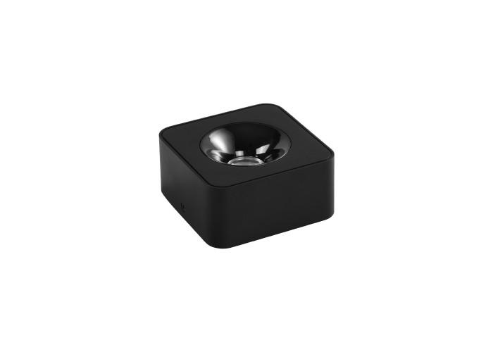 Світильник точковий накладний SIDNEY-S 10W 4000K IP20 квадрат чорний Violux ( 330451 )