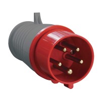 Трифазна вилка IEK ССІ-015 (3Р+PЕ+N) 16А 380V IP44