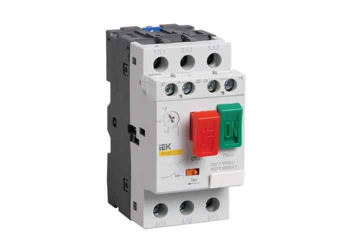 Автомат захисту двигуна IEK ПРК32-18 3P (13-18А) (DMS​11-018)