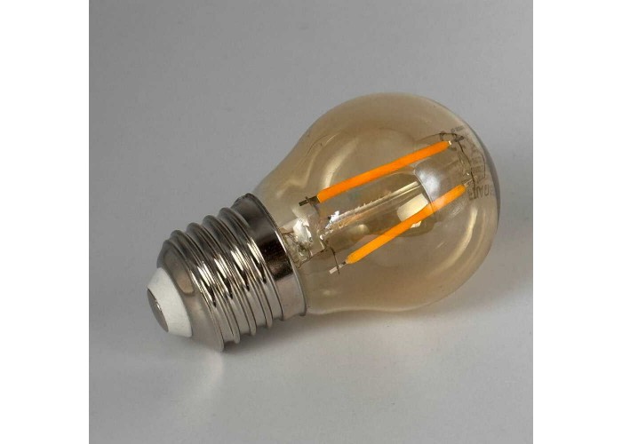 Лампа LED FILAMENT G45 2W E27 2200K VIOLUX ( 832082 )