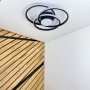 Світильник LED smart FORSAGE+пульт круг 100W 3000-5000K IP20 чорний ( 220765 )