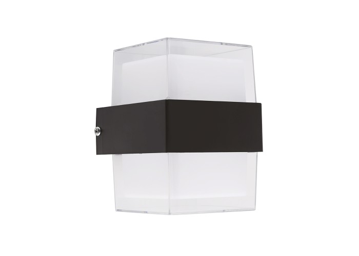 Світильник фасадний Violux ZEBRA-S 10W 4200K 750Lm ІР44 чорний ( 500450 )