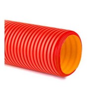 Гнучка труба двостінна 90/77мм (бухта 20м), DKC
