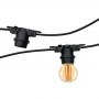 Гірлянда STARS патрон 10хЕ27 5м IP65 чорний VIOLUX ( 950013 )