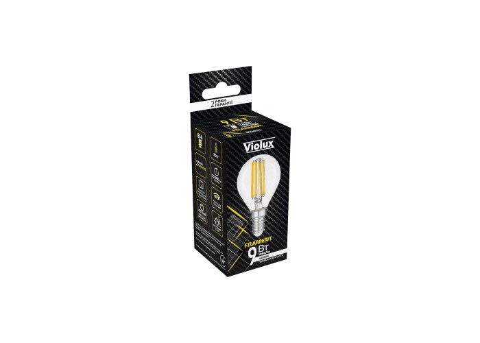 Лампа LED FILAMENT G45 6W E27 4000K VIOLUX ( 832064 )
