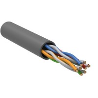 Кабель UTP кат.5E 4х2х0, 48мм solid, 305м сірий