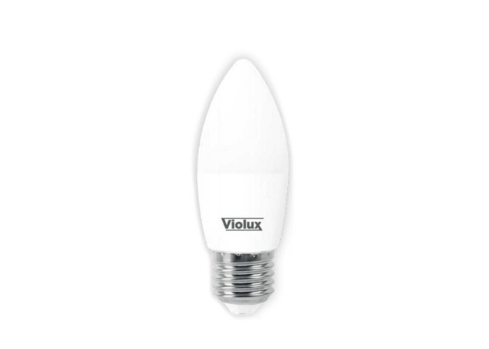 Лампа світлодіодна BASIS C37 7W E27 6400K Violux ( 824652 )