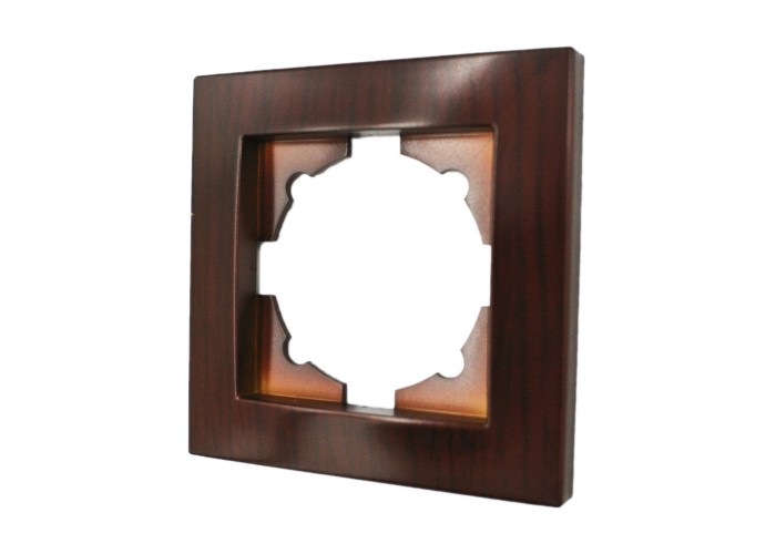 Рамка ELBI VEGA Woodline червоне дерево 1-на (510-012900-271)