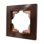 Рамка ELBI VEGA Woodline червоне дерево 1-на (510-012900-271)