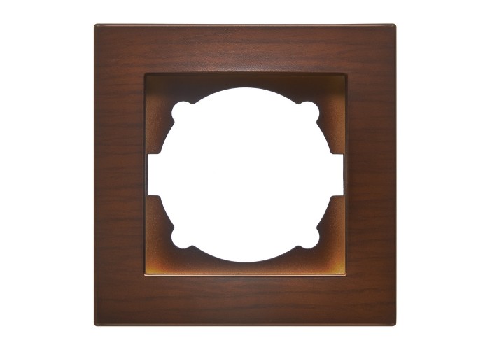 Рамка ELBI VEGA Woodline червоне дерево 1-на (510-012900-271)