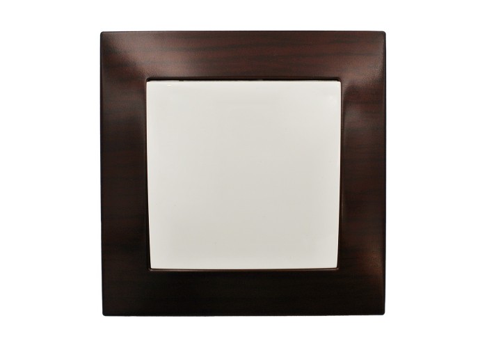 Рамка ELBI VEGA Woodline червоне дерево 1-на (510-012900-271)
