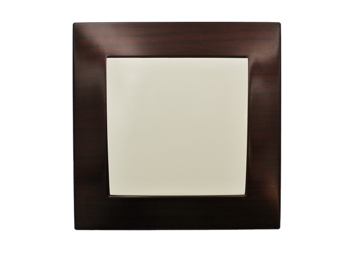Рамка ELBI VEGA Woodline червоне дерево 1-на (510-012900-271)