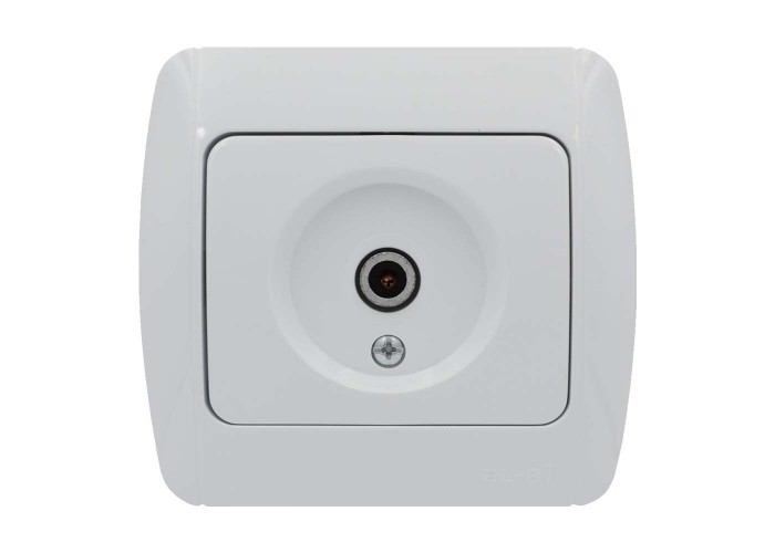 Розетка ELBI ZIRVE Fixline біла TV ( 501-000201-273 )