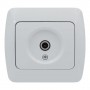 Розетка ELBI ZIRVE Fixline біла TV ( 501-000201-273 )