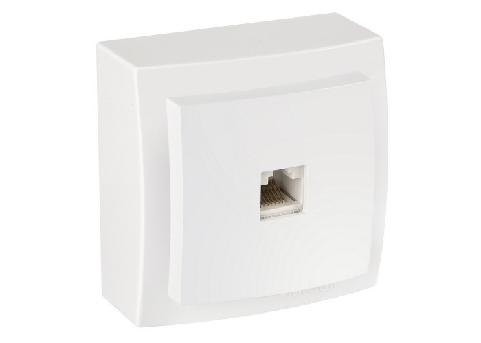 Розетка Nilson Themis біла комп'ютерна  CAT5e RJ45 ( 26111044 )