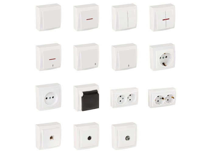 Розетка Nilson Themis біла комп'ютерна  CAT5e RJ45 ( 26111044 )