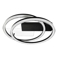 Світильник LED smart BRIONI-R+пульт 80W 3000-5000K IP20 круг чорний Violux ( 220695 )