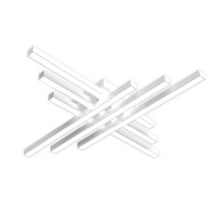Світильник LED smart HIWAY+пульт квадрат 110W 3000-5000K IP20 білий ( 220815 )