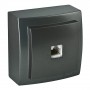 Розетка Nilson Themis антрацит комп'ютерна  CAT5e RJ45 ( 26161044 )