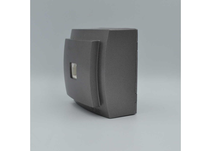 Розетка Nilson Themis антрацит комп'ютерна  CAT5e RJ45 ( 26161044 )