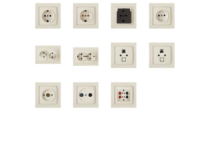 Розетка Nilson Thor кремова комп'ютерна 2-на CAT5e RJ45 ( 27121046 )